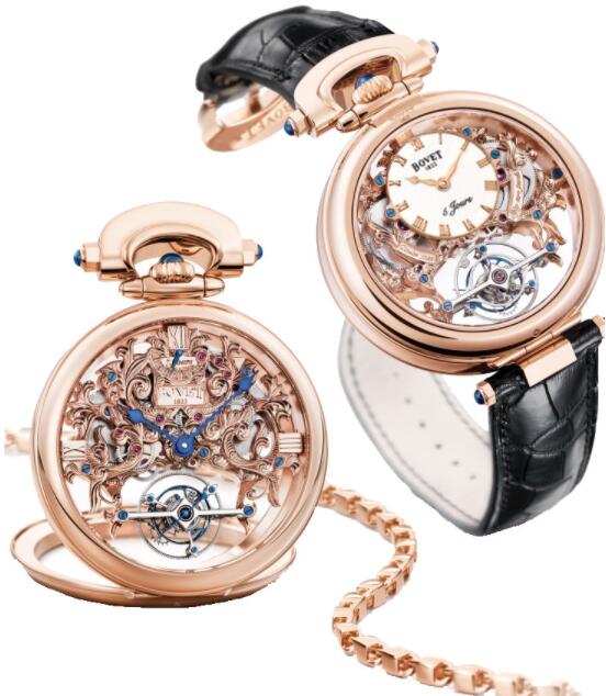Bovet Amadeo Fleurier Grand Complications Skeleton 7-Day Tourbillon Reversed Hand-Fitting AIFSQ025 Replica watch